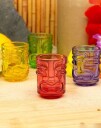 4 stk Tiki Shotglass i Forskjellige Farger