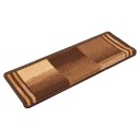vidaXL Selvklebende trappematter 5 stk 65x21x4 cm brun