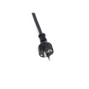 Strømkabel, 10A, 2m, Schuko LP20 3-pin hunn, 3x1,5mm2