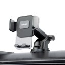 Dudao F8 Max+ Justerbar mobilholder til bil med sugekopp Svart