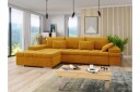Naoma Sofa med Sjeselong 3 seter   Gul