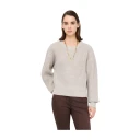 Liu Jo Dame Strikkevarer Beige M,