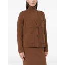Max Mara Dame Strikkevarer Brun S,