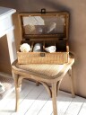 Chic Antique Fransk krakk med flettet sete fra Chic Antique 