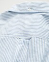 Oversized Oxfordskjorte med striper MUTED BLUE 40