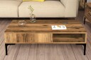 Bauksa Sofabord 105x32,6x105 cm - Brun