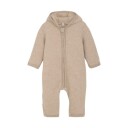 Huttelihut Camel Melange Pram Suit Ears Wool Fleece S 92
