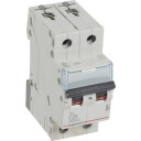 Legrand 5 stk TX3 MCB automatsikring C25 2P 2M 6/6kA