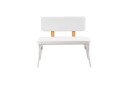 Oliver Benk 100x41 cm Hvit   Hanah Home
