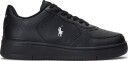 Ralph Lauren Masters Court Leather Sneaker - Black/black/white Pp