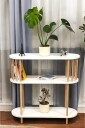 Skjenk Hanah Home Peka Slim 90 x 90 x 30 cm Hvit   Hvit