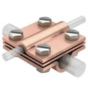 Obo Bettermann 5312310 Kryssklemme med mellomplate Jording & lynavledere