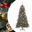  Kunstig juletre grønn 114 x 114 x 210 cm PVC og plast og stål