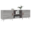 vidaXL TV-benk grå sonoma 150x30x50 cm konstruert tre