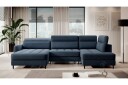 Berrto Sofa med Divan og Sjeselong 5 seters   Blå