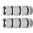 Bluelounge Cabledrop Multikabelholder, 2 stk, Hvit