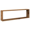  Vegghyller kube 2 stk gammelt tre 100x15x30 cm konstruert tre 8721158439352