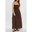 Matteau Dame Kjoler Brun L,