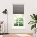 plisségardin antrasitt 85x200 cm Stoff Bredde 84,4 Polyester