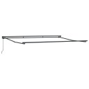  Manuell utskiftbar markise Krem 5 × 3,5 m