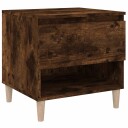  Nattbord røkt eik 50x46x50 cm konstruert tre 8720845668877