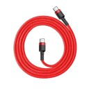 Baseus Cafule USB-C 3.0 60W Strømkabel 1m Rød