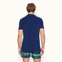 Orlebar Brown Terry Towelling Polo Shirt - Blue Wash