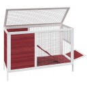 Vidaxl Kaninbur Mocca 103X44X69.5 cm Heltre Furu