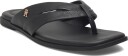 Tommy Hilfiger Elevated Toe Post Lth Sandal Black 39