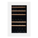 Pevino Majestic Push Open 42 flasker 2 kjølesoner Hvit glassfront Integrerbar