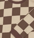 The New Collegegenser   TNSTVebbo   Chestnut Sjekk   The New   4 år (104)   Collegegenser Beige Brun