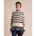 Ines de la Fressange Paris Dame Strikkevarer Beige XL,