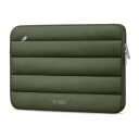 Tech-Protect Fluffy Laptopveske 15-16" Mørkegrønn med Ekstra Lomme