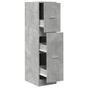  Apotekskap betonggrå 30x41x118 cm konstruert tre 8721158399618