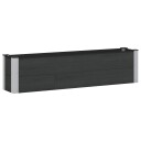 vidaXL Høybed Svart 150 x 30 x 36 cm WPC og Aluminium