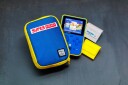 Blaze Evercade Hmt Super Pocket Fabric Case - Blue/Yellow
