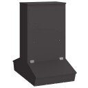 Vidaxl Fôringsautomat For Svin Svart 82 X 51 X 91.5 cm 20 kg