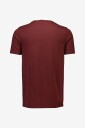 Lindbergh   T shirt Mouliné O neck Tee S/S   Rød
