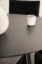 Venture Home   Spisegruppe Dipp med 4 Petra spisestoler   Svart