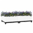 vidaXL Høybed 80x40x23 cm polypropylen