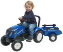 Falk New Holland T6 Traktor med Tilhenger