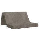 vidaXL Sammenleggbar sofabed 200 x 67 x 45 cm Lysegrå