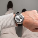 Stührling Original Herreklokke 4042.1 Aquamaster Sølvfarget/Gummi