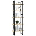vidaXL Bokhylle 5 niv?er 60x30x175 cm furu