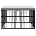 Vidaxl Utendørs Hundegård Med Tak 300X300X210 cm
