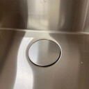 Lavabo Design Cover Til stål kjøkkenvask, Med logo