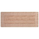  Teppe Runner MARSA Hvit 100 x 300 cm Polyester og PVC