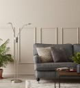 Hudson Gulvlamp 2L Stål