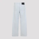 Stone Island Loose Fit Denim Jeans Blue Extra Bleach