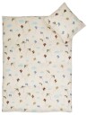 By Mats Sengetøy til baby 70x100 cm - Hvit med dragefly - Sengesett i 100 % bomull